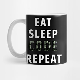 Eat Sleep Code Repeat Mug
